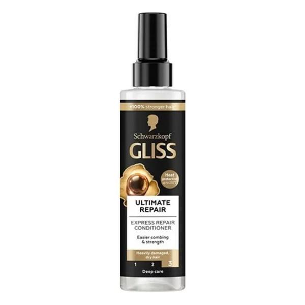 Balsam Spray Reparator pentru Par Foarte Deteriorat si Uscat - Schwarzkopf Gliss Hair Repair Ultimate Repair, 200 ml