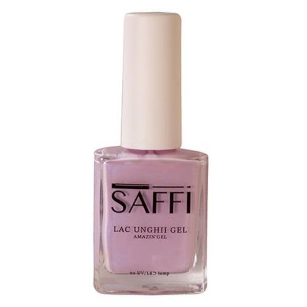 Lac de unghii rezistent fara lampa nr. 5 Milky Lila Saffi, 10 ml