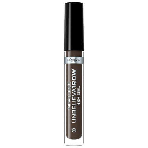 Gel pentru Sprancene - L&#039;Oreal Paris Unbelieva Brow, nuanta 3.0 Brunette, 3,4 ml