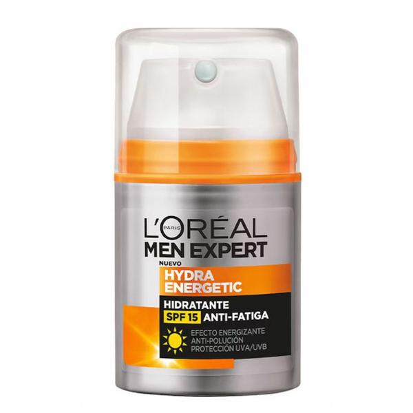 Crema de Fata pentru Barbati cu SPF 15 - L&#039;Oreal Paris Men Expert Hydra Energetic Anti-Fatiga SPF15, 50 ml