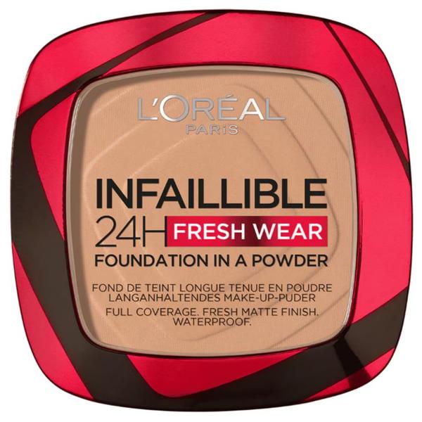 Pudra Compacta - L&#039;Oreal Paris Infaillible 24H Fresh Wear Foundation In A Powder, nuanta 220 Sand, 9 g