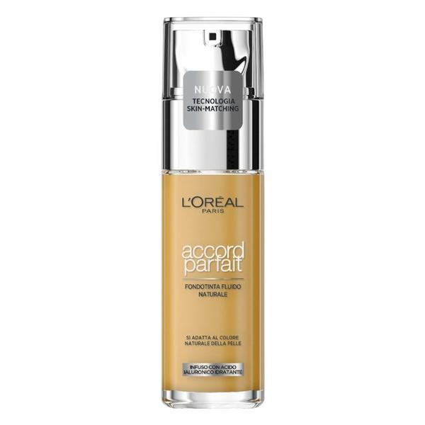 Fond de Ten Infuzat cu Acid Hialuronic - L&#039;Oreal Paris Accord Parfait Maquillaje Fundente Unificante, nuanta 6.5-Desert, 30 ml