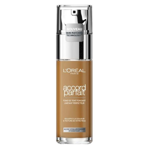 Fond de Ten Infuzat cu Acid Hialuronic - L&#039;Oreal Paris Accord Parfait Maquillaje Acabado Modulare, nuanta 8.D/W, 30 ml