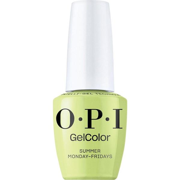 Lac de Unghii Semipermanent Vegan si Hema-Free - OPI Gel Color, nuanta Summer Monday-Fridays, 15 ml