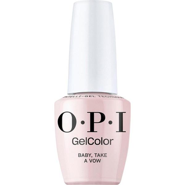 Lac de Unghii Semipermanent Vegan si Hema-Free - OPI Gel Color, nuanta Baby, Take a Vow, 15 ml