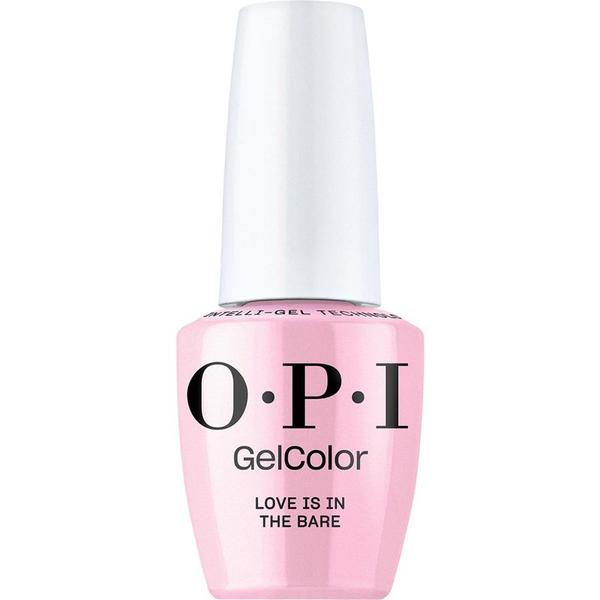 Lac de Unghii Semipermanent Vegan si Hema-Free - OPI Gel Color, nuanta Love is in the Bare, 15 ml