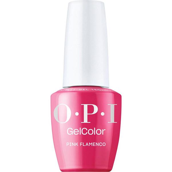 Lac de Unghii Semipermanent Vegan si Hema-Free - OPI Gel Color, nuanta Pink Flamenco, 15 ml