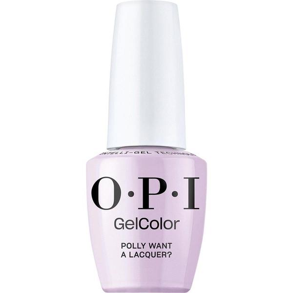 Lac de Unghii Semipermanent Vegan si Hema-Free - OPI Gel Color, nuanta Polly Want a Lacquer?, 15 ml