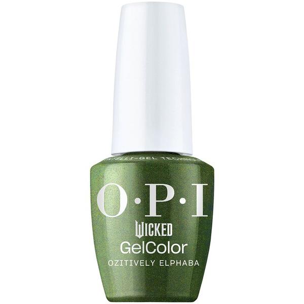 Lac de Unghii Semipermanent - OPI Gel Color, OPI x Wicked Collection, Ozitively Elphaba, 15 ml