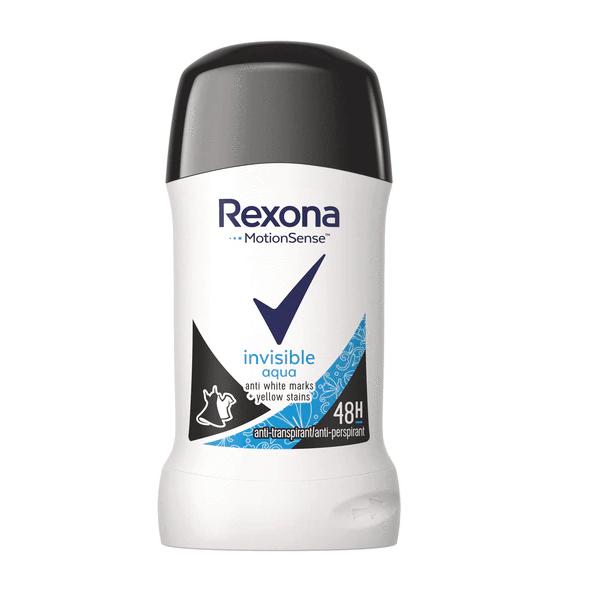 Deodorant Antiperspirant Stick pentru Femei Invizibil - Rexona MotionSense Invisibile Aqua 48h, 40 ml