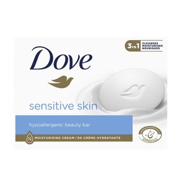 Sapun Solid - Dove Sensitive Skin Hypoallergenic Beauty Bar, 90 g