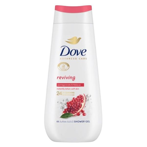 Gel de Dus - Dove Advanced Care Reviving Pomegranate &amp; Hibiscus Shower Gel, 225 ml