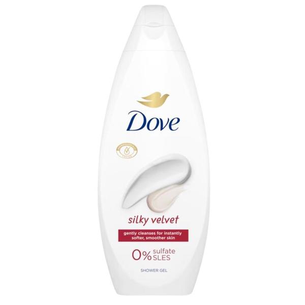 Gel de Dus - Dove Essential Care Silky Velvet Shower Gel, 250 ml