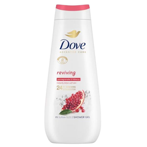 Gel de Dus - Dove Advanced Care Reviving Pomegranate &amp; Hibiscus Shower Gel, 400 ml