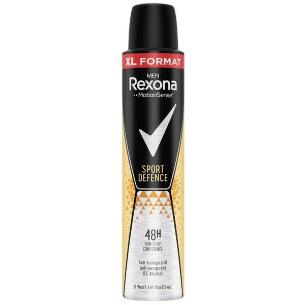 Deodorant Antiperspirant Spray pentru Barbati Sport - Rexona Men MotionSense Sport Defence 48h, 200 ml