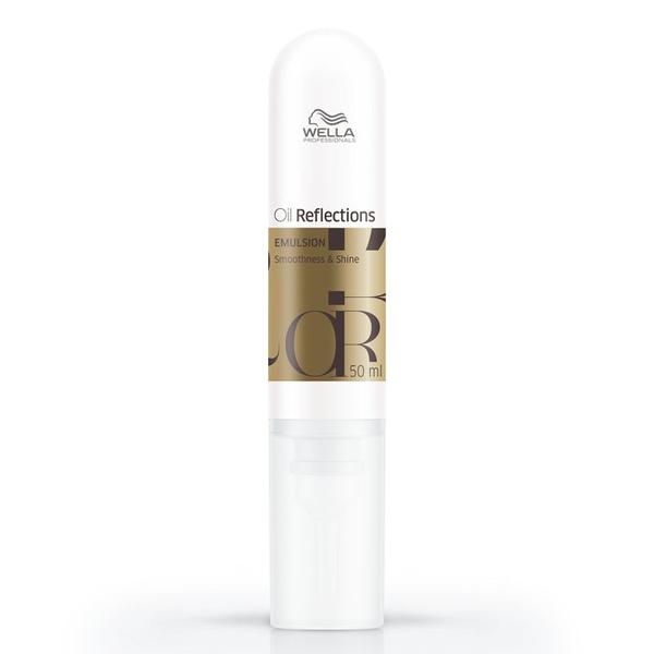 Emulsie Profesionala pentru Par Neted si Stralucitor - Wella Professionals Oil Reflections cu Efect Anti-frizz, 50 ml