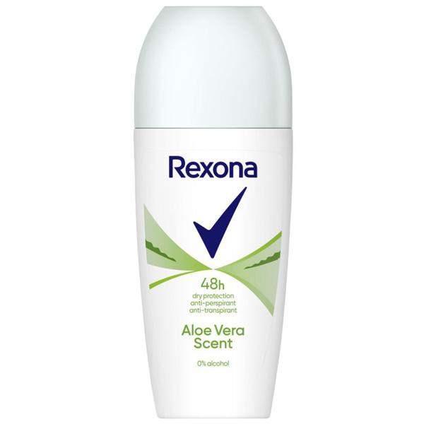 Deodorant Antiperspirant Roll-On pentru Femei - Rexona Women Invisible Aloe Vera Scent 48h, 50 ml