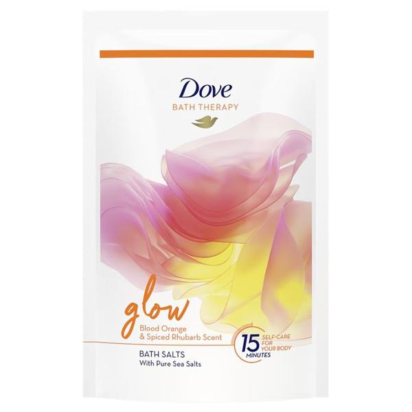 Sare de Baie - Dove Bath Therapy Glow Blood Orange&amp;Spiced Rhubarb Scent Bath Salts, 400 g