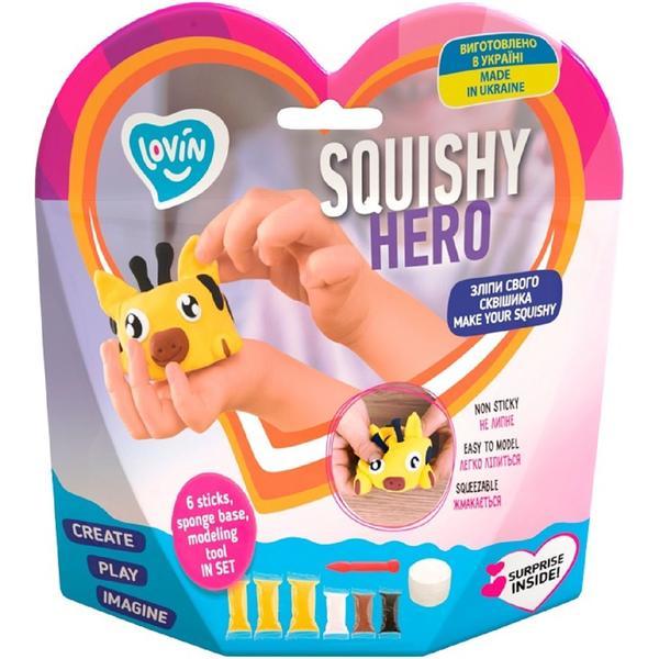 Set Air Clay pentru modelaj: SquiRaff. Squishy Hero - 6 culori