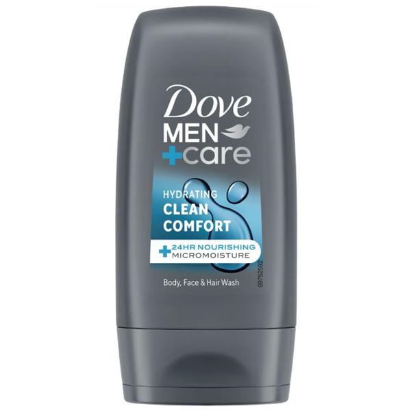 Gel de Dus pentru Barbati - Dove Men +Care Hydrating Clean Comfort Body, Face &amp; Hair Wash, 55 ml