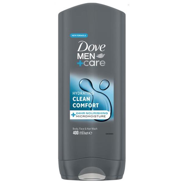 Gel de Dus pentru Barbati - Dove Men +Care Hydrating Clean Comfort Body, Face &amp; Hair Wash, 400 ml