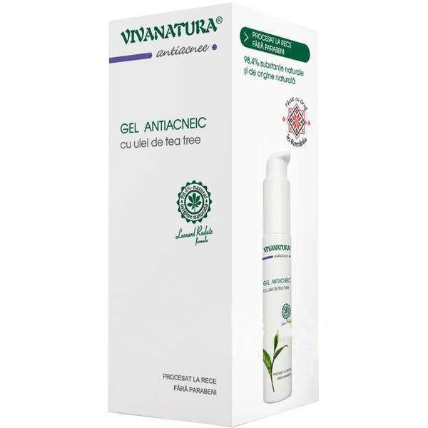 SHORT LIFE - Gel Antiacneic cu Ulei de Tea Tree Vivanatura, 50 ml