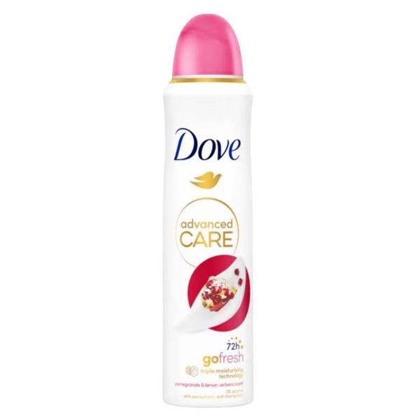 Deodorant Spray - Dove Advanced Care Go Fresh Pomegranate &amp; Lemon Verbena, 150 ml