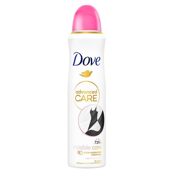 Deodorant Spray - Dove Advanced Care Invisible Care, 150 ml