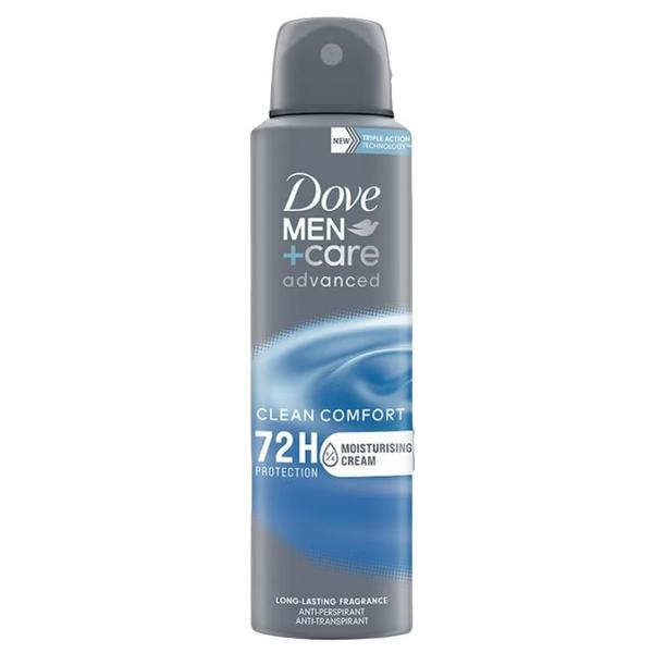 Deodorant Spray pentru Barbati - Dove Men +Care Advanced 72h Protection Clean Comfort, 200 ml