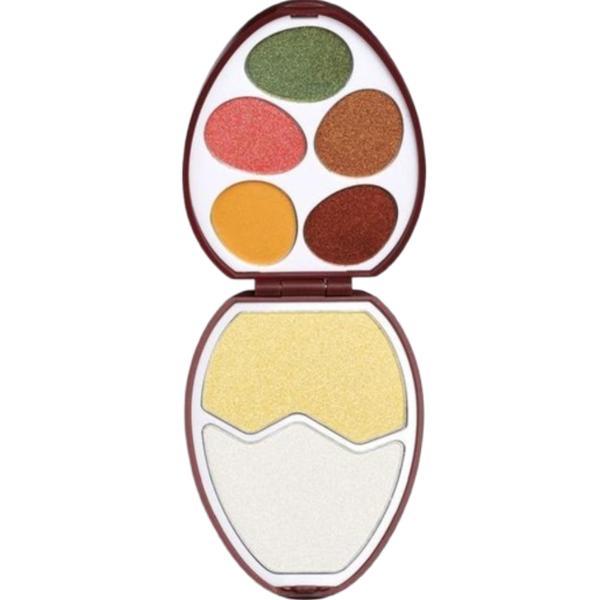 Paleta farduri Makeup Revolution I &hearts; Revolution Easter Egg Face and Shadow Palette, Chocolate