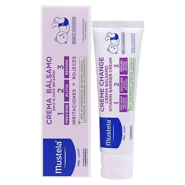 Crema impotriva iritatiei de scutec 1-2-3 Vitamin Barrier Mustela, 50 ml