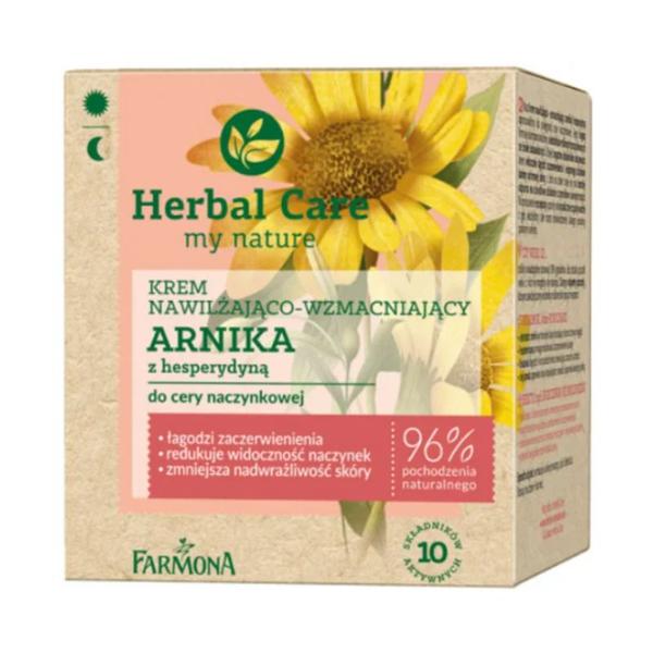 Crema Hidratanta si Fortifianta de Zi si Noapte cu Arnica pentru Tenul Cuperozic Herbal Care, 50 ml