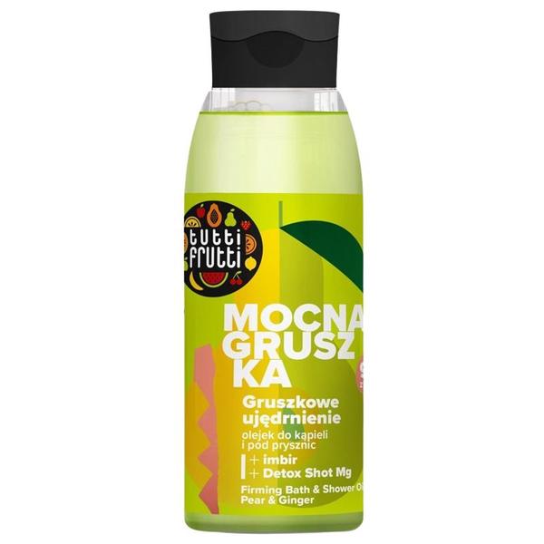 Ulei Nutritiv de Baie si Dus cu Pere si Ghimbir - Tutti Frutti Firming Bath &amp; Shower Oil, Farmona, 400 ml