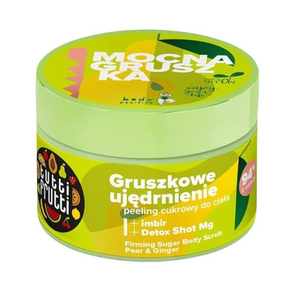 Scrub Nutritiv pentru Corp cu Pere si Ghimbir - Tutti Frutti Nourishing Sugar Body Scrub, Farmona, 300 g