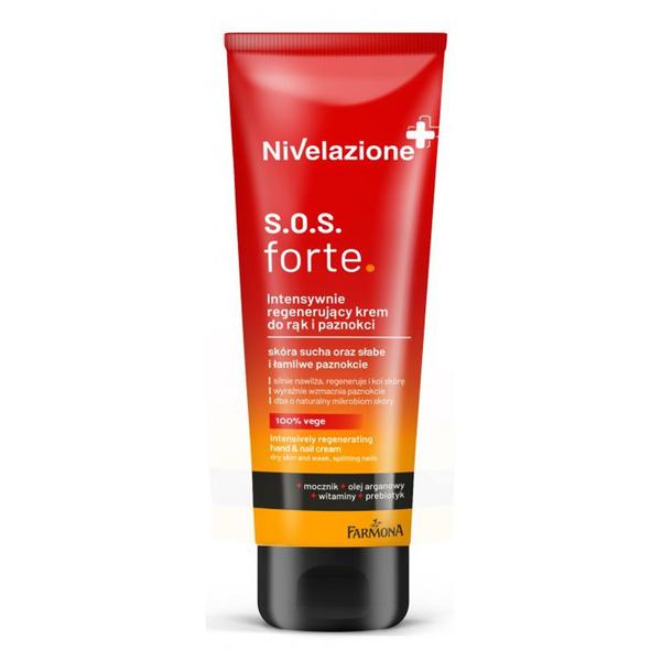 Crema Regeneranta pentru Maini si Unghii S.O.S. - Farmona Nivelazione S.O.S. Forte Regenerating Hand&amp;Nail Cream, 100 ml