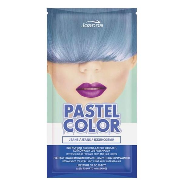 Sampon Colorant Semipermanent Bleu - Joanna Pastel Color Jeans, 35 g