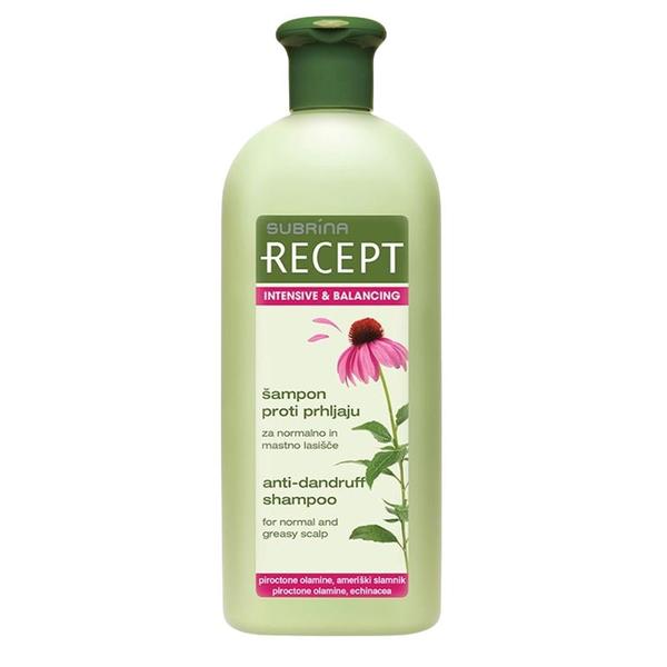 Sampon Antimatreata pentru Scalp Gras - Subrina Recept Intensive &amp; Balancing Anti-Dandruff Shampoo, 400 ml