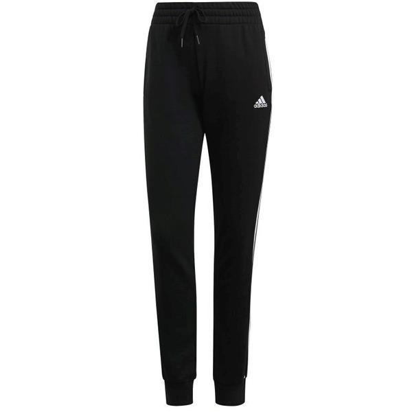 Pantaloni femei adidas Wms French Terry Logo Pants 3 Stripes GM8733, L, Negru