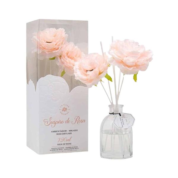 Odorizant de Camera cu Parfum de Trandafiri Mikado - La Casa De Los Aromas Suspiro de Rosa, 120 ml