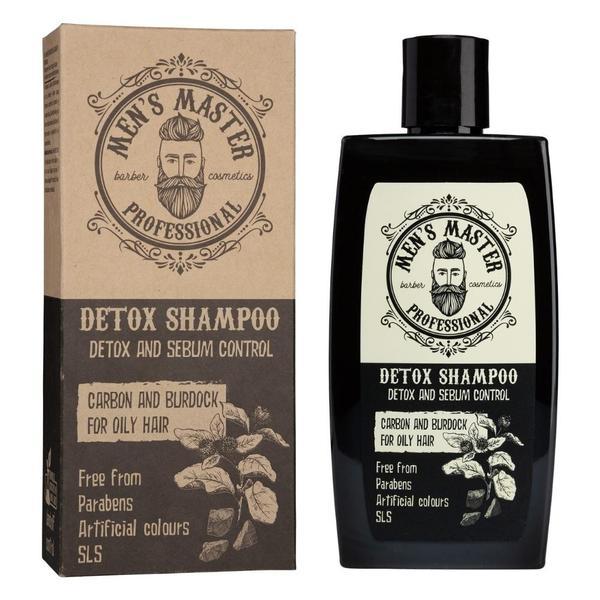 Sampon pentru par Men&#039;s Master Professional Detox Shampoo Active Carbon and Burdock 260 ml