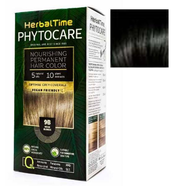 SHORT LIFE - Vopsea pentru Par Herbal Time Phytocare Rosa Impex, nuanta 1N