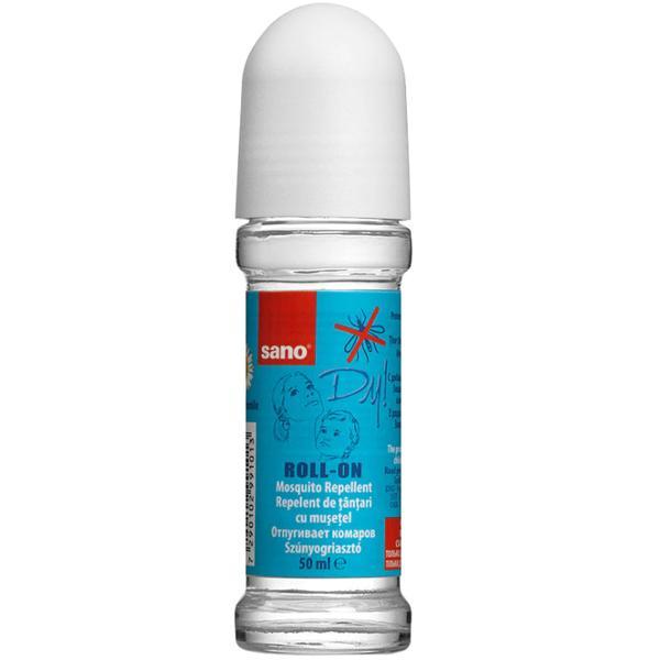 SHORT LIFE - Roll-on Impotriva Tantarilor cu Extract de Musetel - Sano Dy Roll-on Mosquito Repellent Chamomile, 50 ml