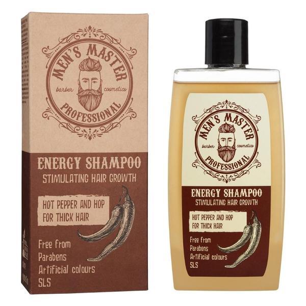 Sampon pentru par Men&#039;s Master Professional Energy Shampoo Hot Pepper and Hop 260 ml