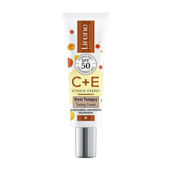 Crema tonica SPF50 Lirene, 30 ml