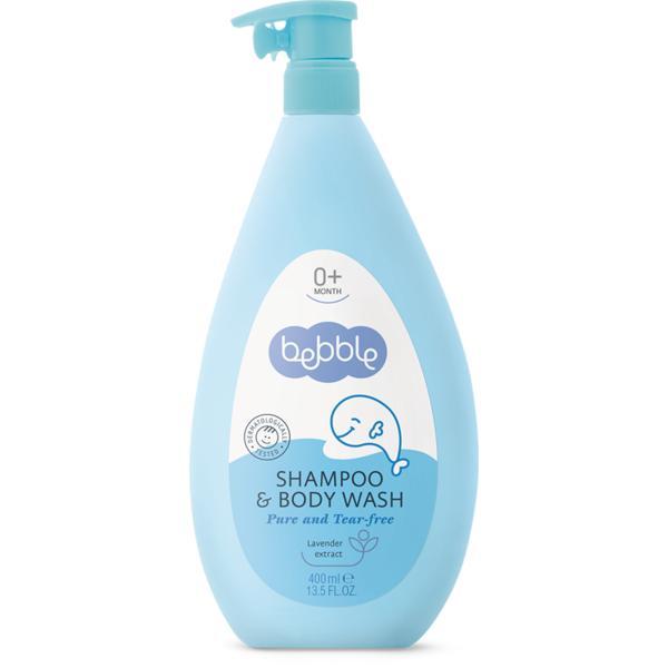 SHORT LIFE - Sampon si Gel pentru Baita 2 in 1 - Bebble Shampoo &amp; Body Wash, 400 ml