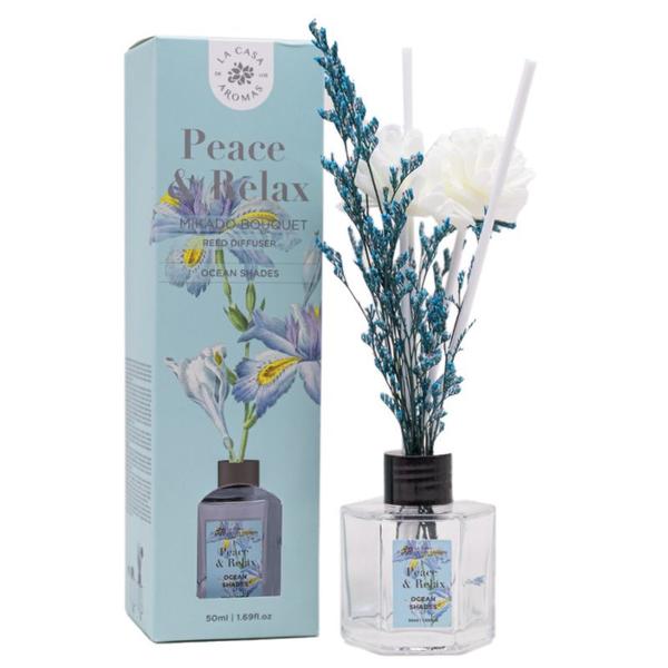 Odorizant de Camera cu Parfum Oceanic Mikado Bouquet - La Casa De Los Aromas Peace &amp; Relax, 50 ml