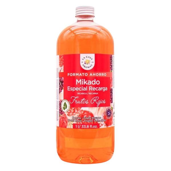 Rezerva cu Parfum de Fructe Rosii pentru Odorizantul de Camera Mikado - La Casa De Los Aromas Frutos Rojos, 1000 ml