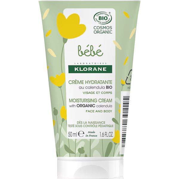 Crema hidratanta Bio pentru Bebelusi si copii Klorane Bebe, 50 ml