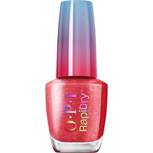 Lac de Unghii cu Uscare Rapida - OPI RapiDry&trade;, Fuego On-the-Go, 9 ml