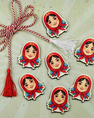 Martisoare traditionale Țărăncuță brunetă